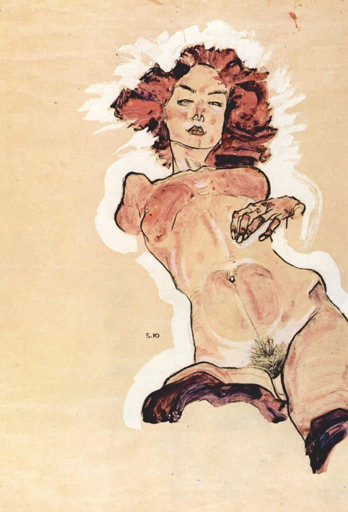 Egon Schiele Feminine act